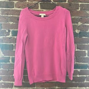 Gorgeous sequin elbow patch sweater. Banana Republic